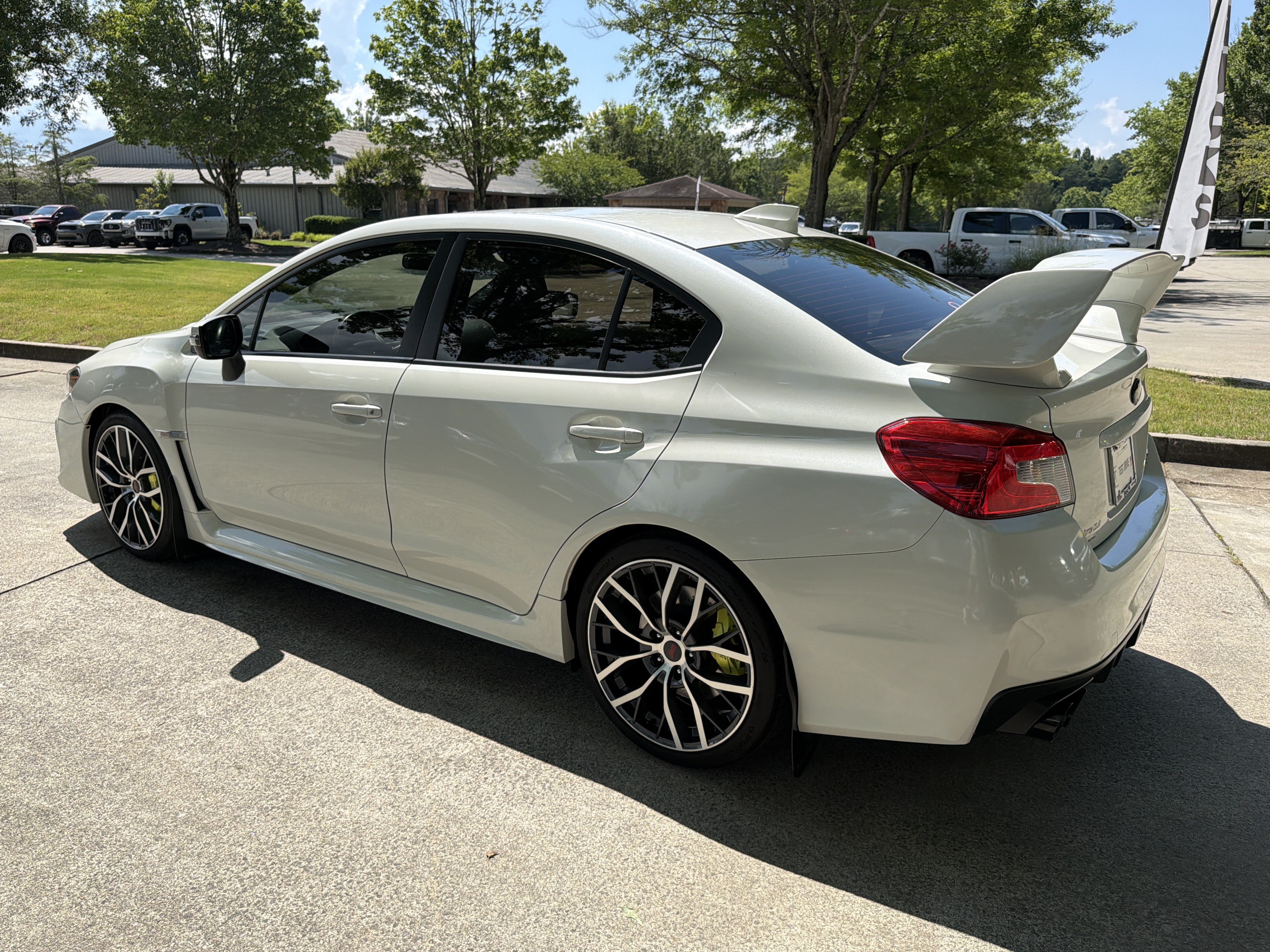 Used 2021 Crystal White Pearl Subaru STI image 5