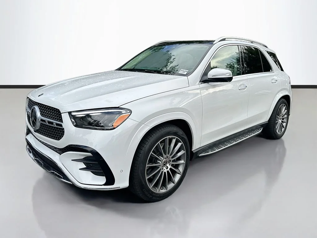 Certified Used 2026 MANUFAKTUR Moonlight White Metallic Mercedes-Benz GLE 350 image 1