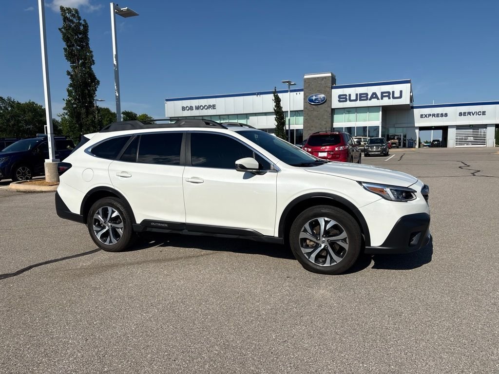 Used 2021 White Subaru Limited image 1