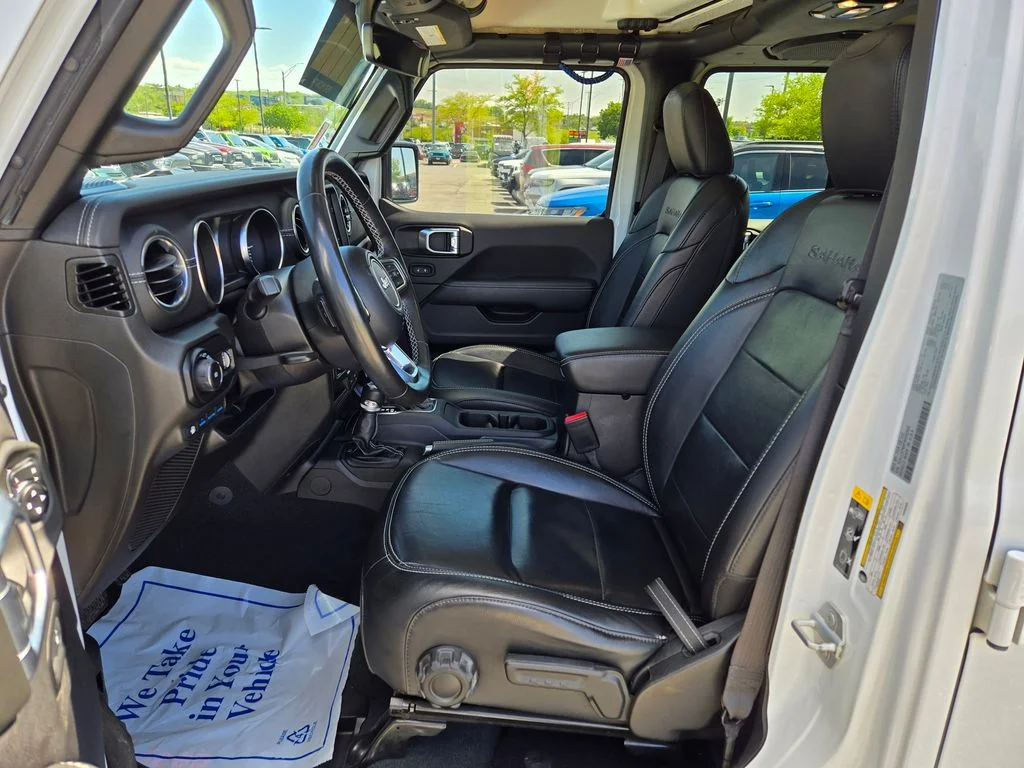 Used 2023 White Jeep Sahara 4xe image 14