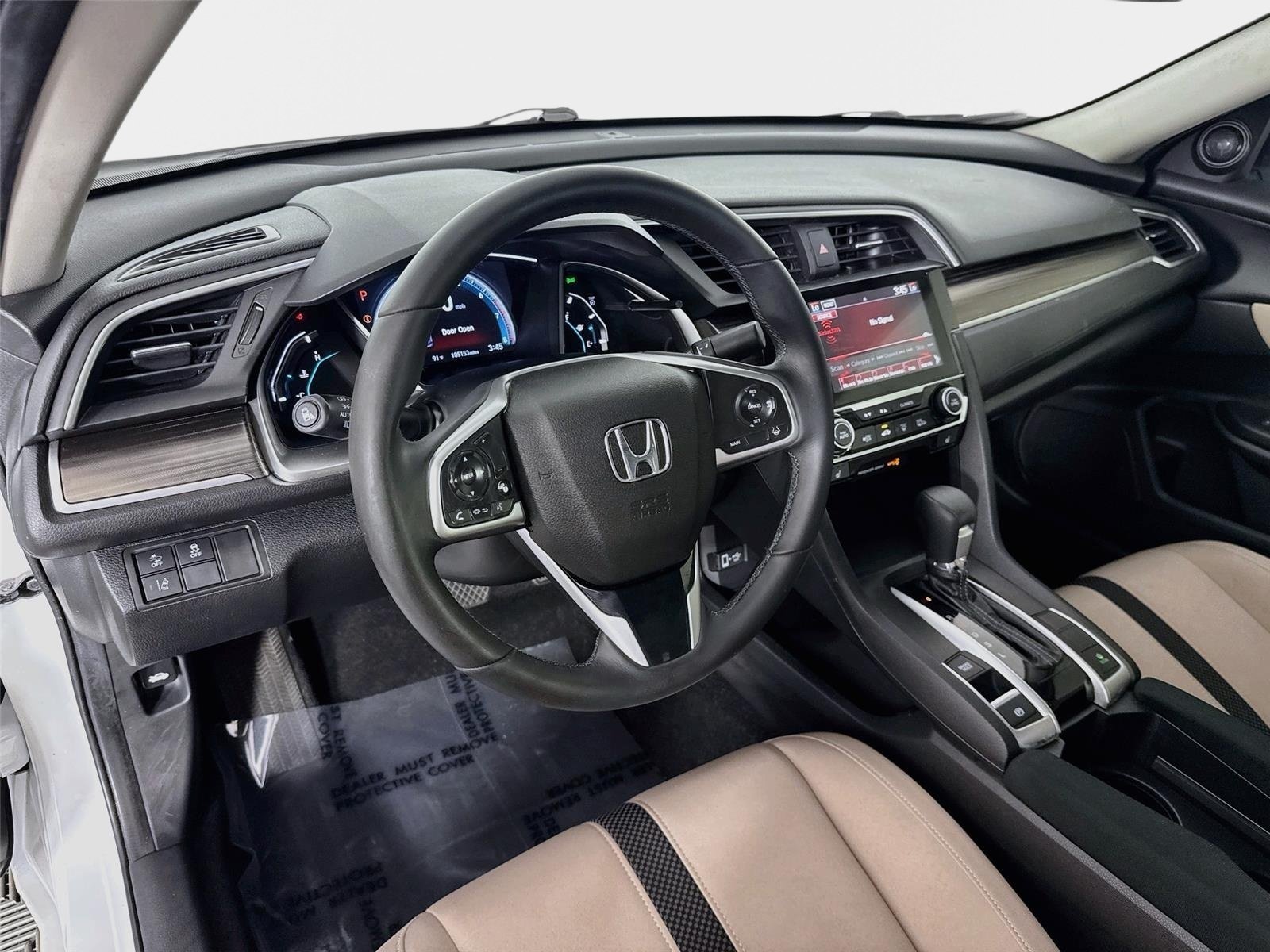 Used 2019 White Orchid Pearl Honda EX image 9
