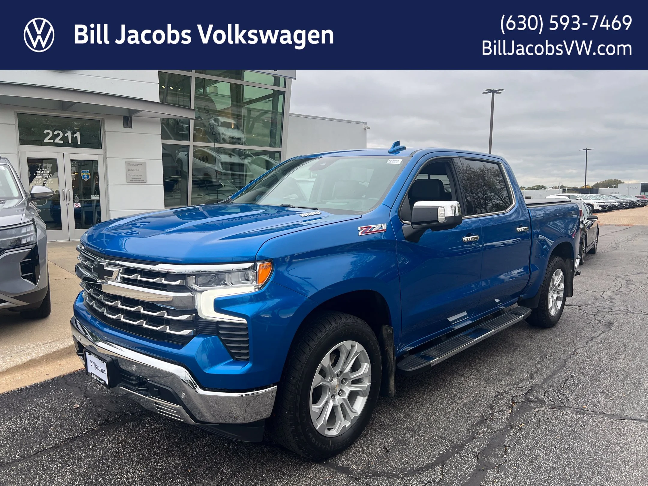 Used 2022 Glacier Blue Metallic Chevrolet LTZ image 1
