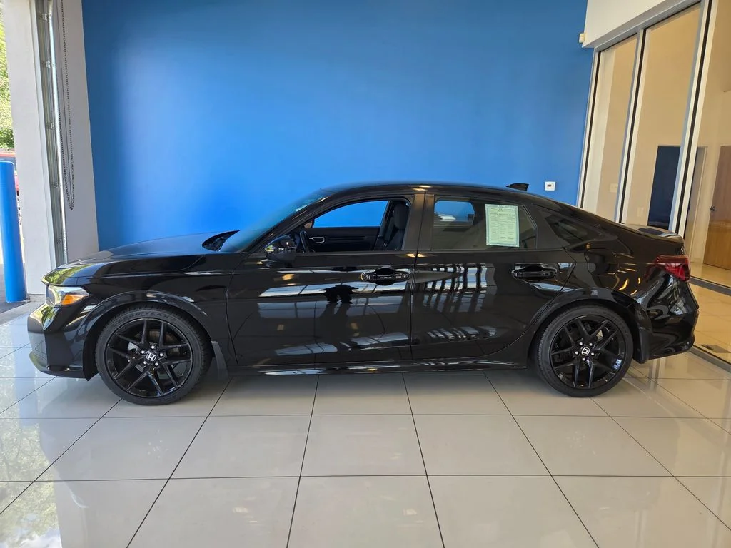Certified Used 2025 Crystal Black Pearl Honda 4D SPORT image 4