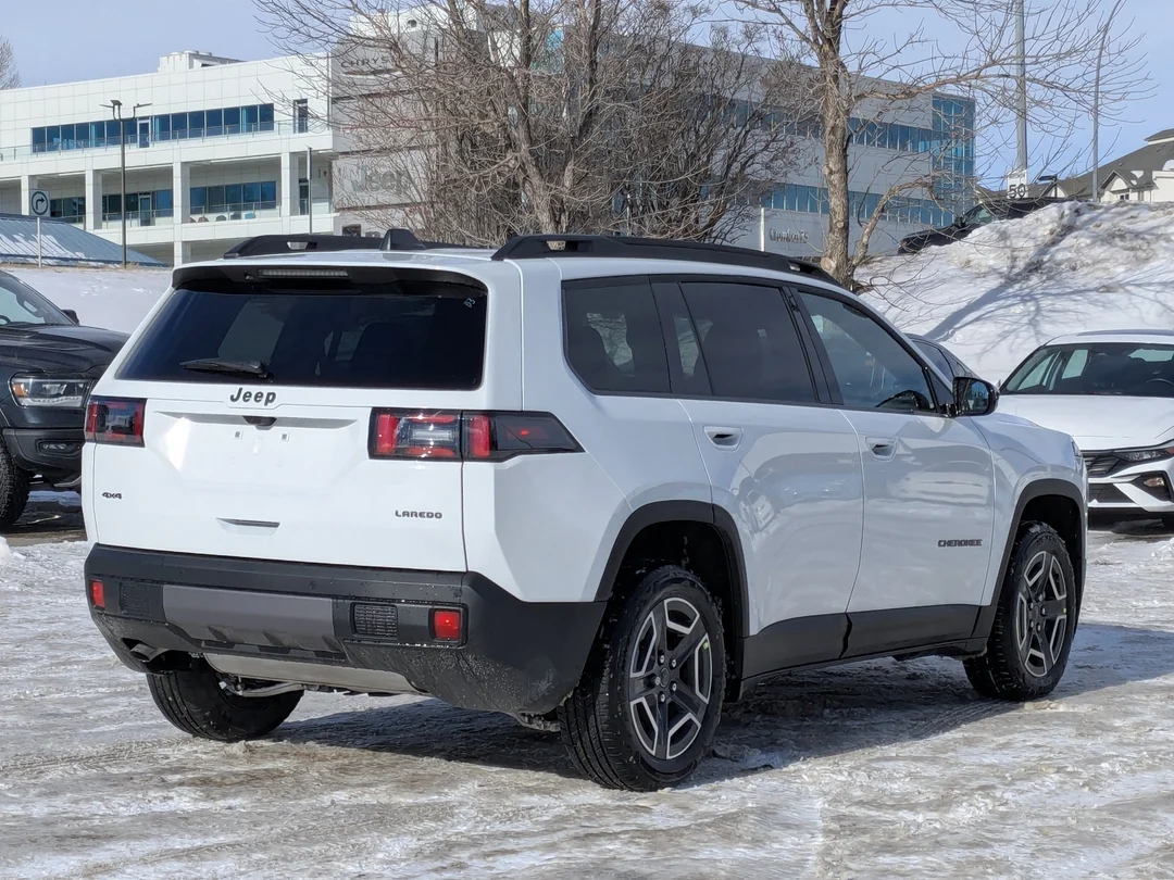 New 2026 White Jeep Laredo - - 4x4 - Customer Preferred Pkg 23F - Compact Spare Tire & More! image 8