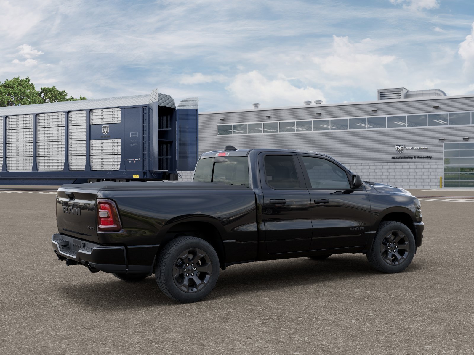 New 2026 Diamond Black Crystal Pearlcoat RAM Express image 2