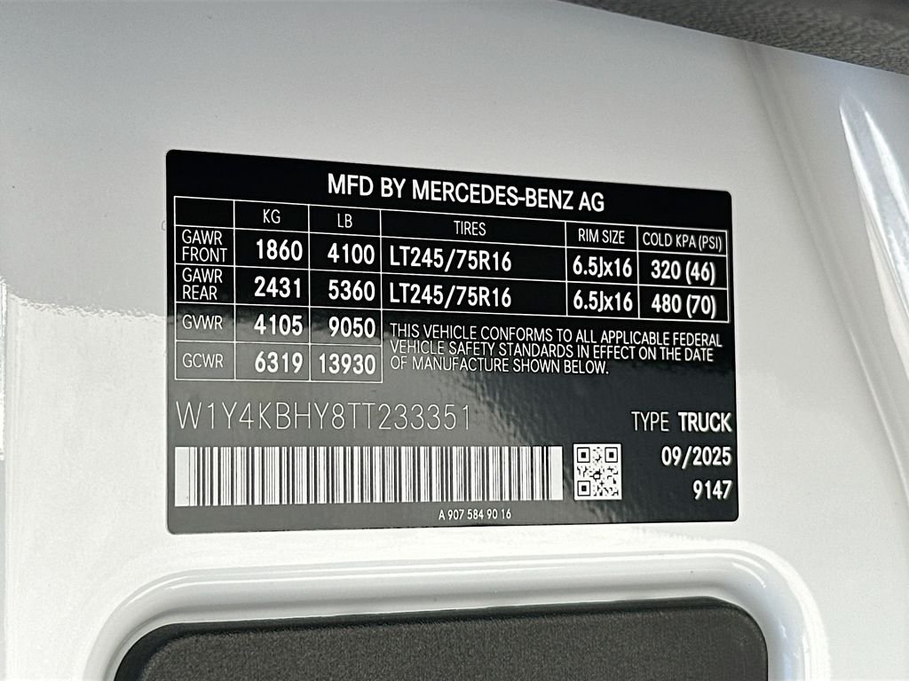 2026 Mercedes-Benz Sprinter Cargo Van Base - Photo 29