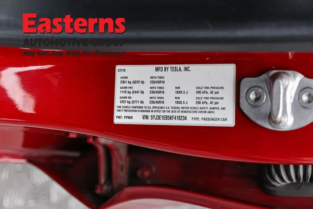 Used 2019 Red Tesla Long Range image 28