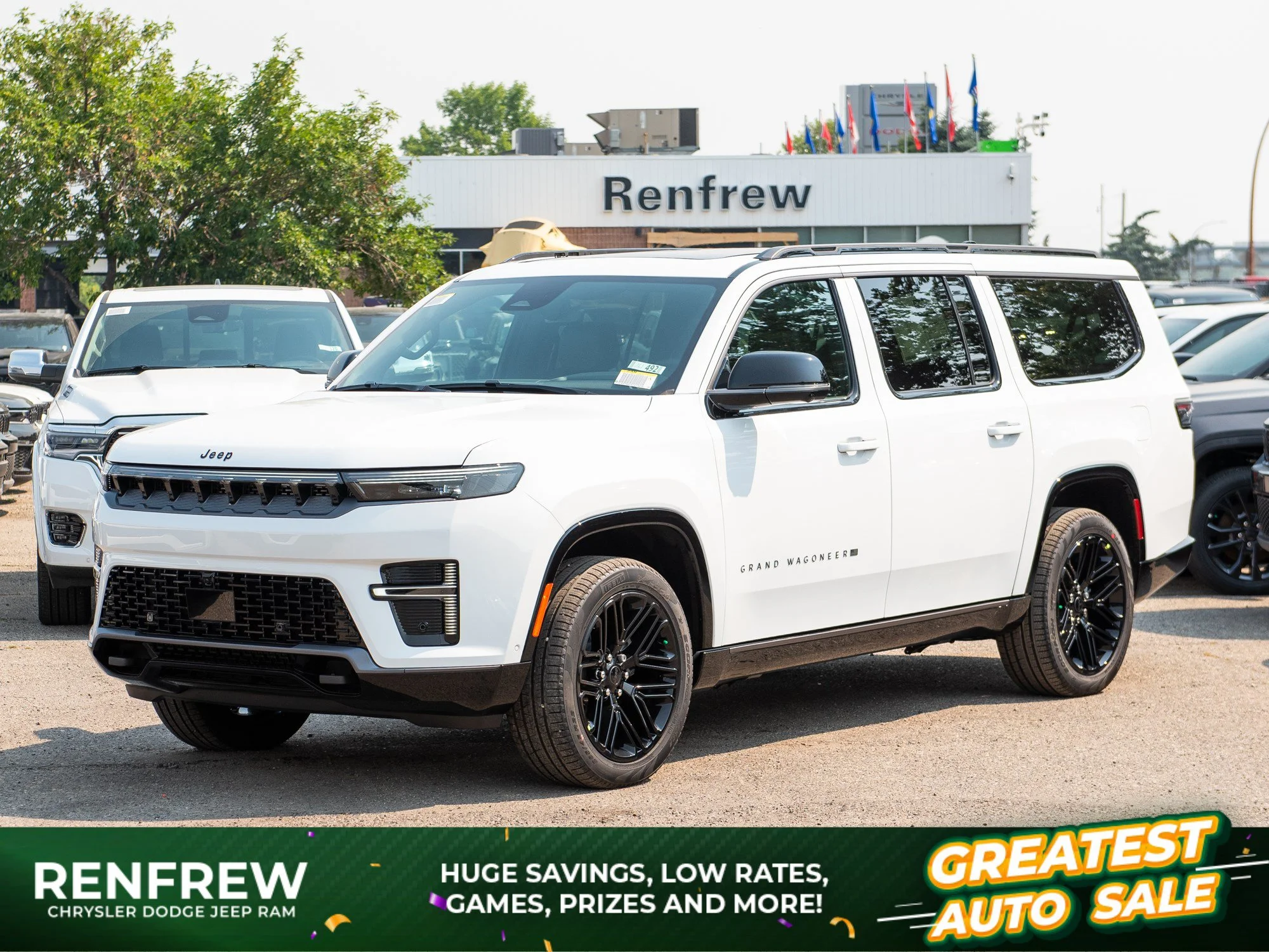 New 2026 White Jeep Limited Reserve* 4x4, Nappa Leather, McIntosh Audio, Pwr Running Boards image 1