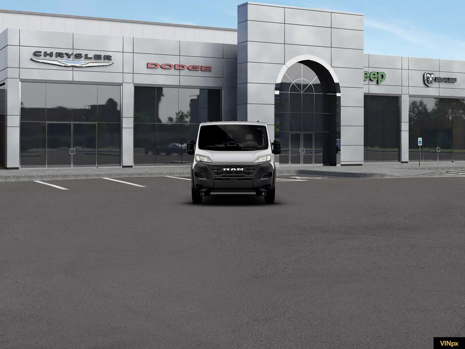 New 2026 Bright White Clear-Coat Exterior Paint RAM Tradesman image 12
