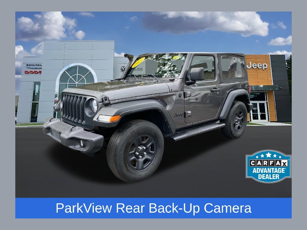 Used 2021 Gray Jeep Sport image 1