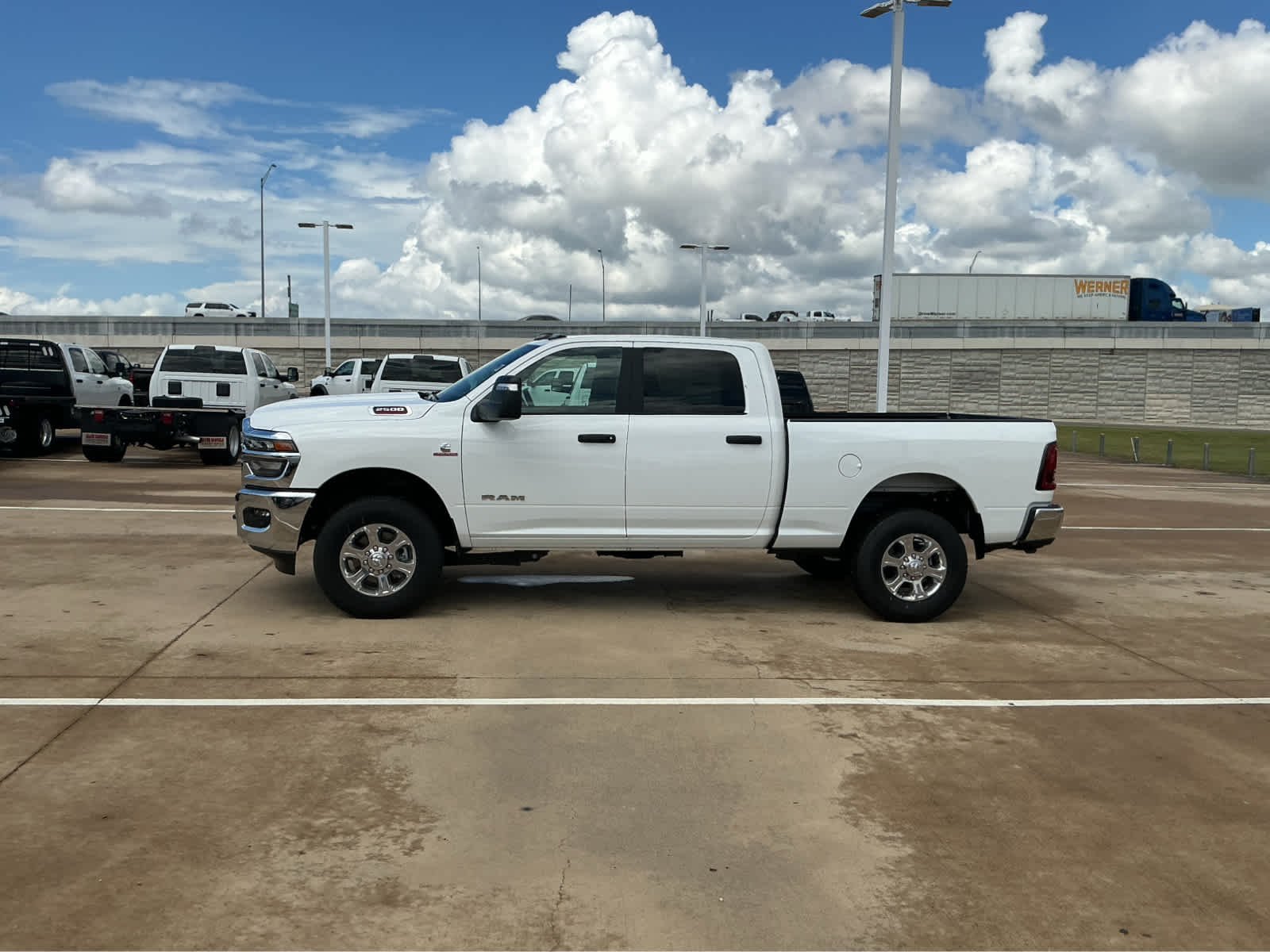 New 2026 Bright White Clear-Coat Exterior Paint RAM Lone Star image 14