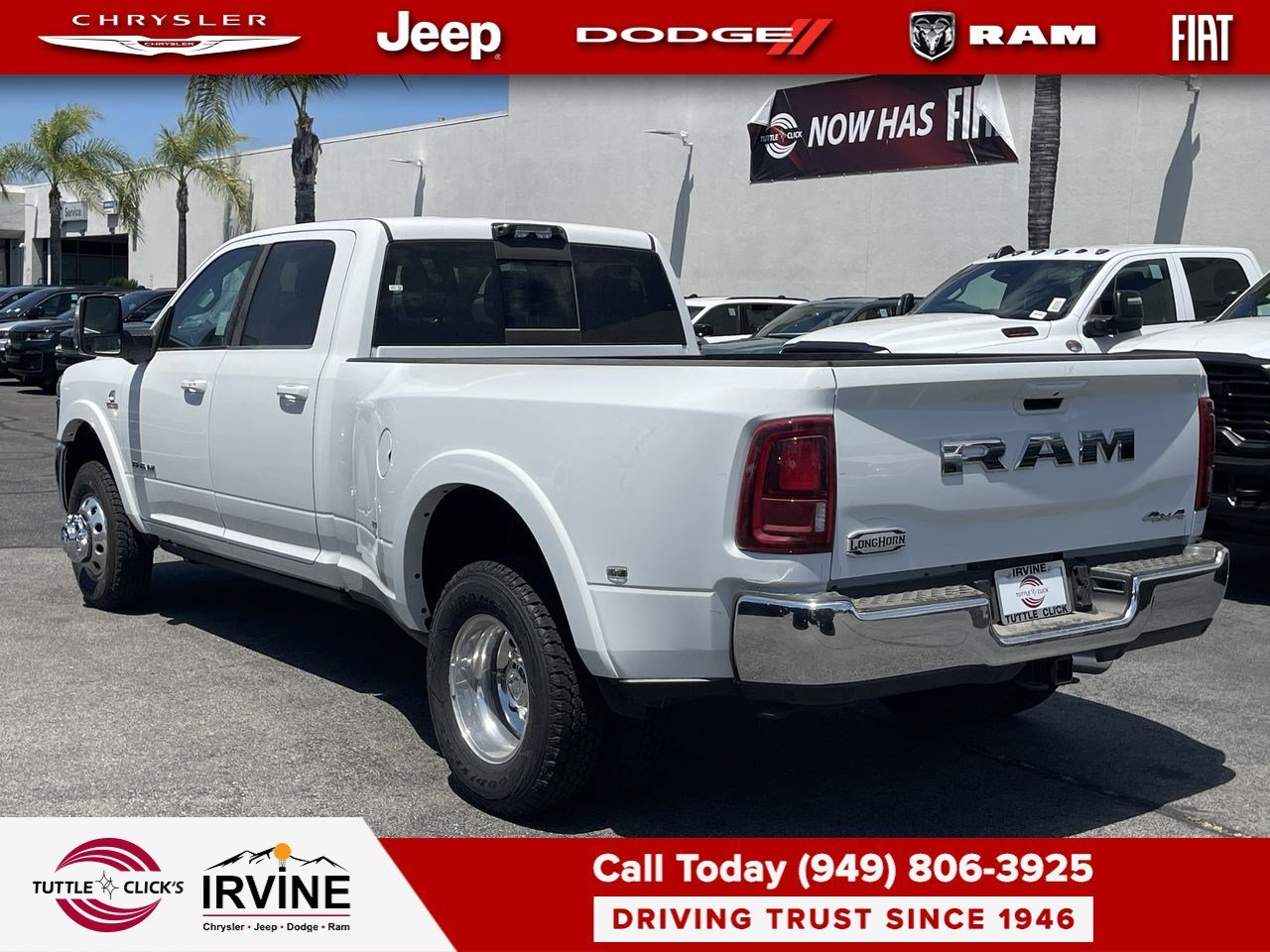 New 2026 Bright White Clearcoat RAM Longhorn image 4
