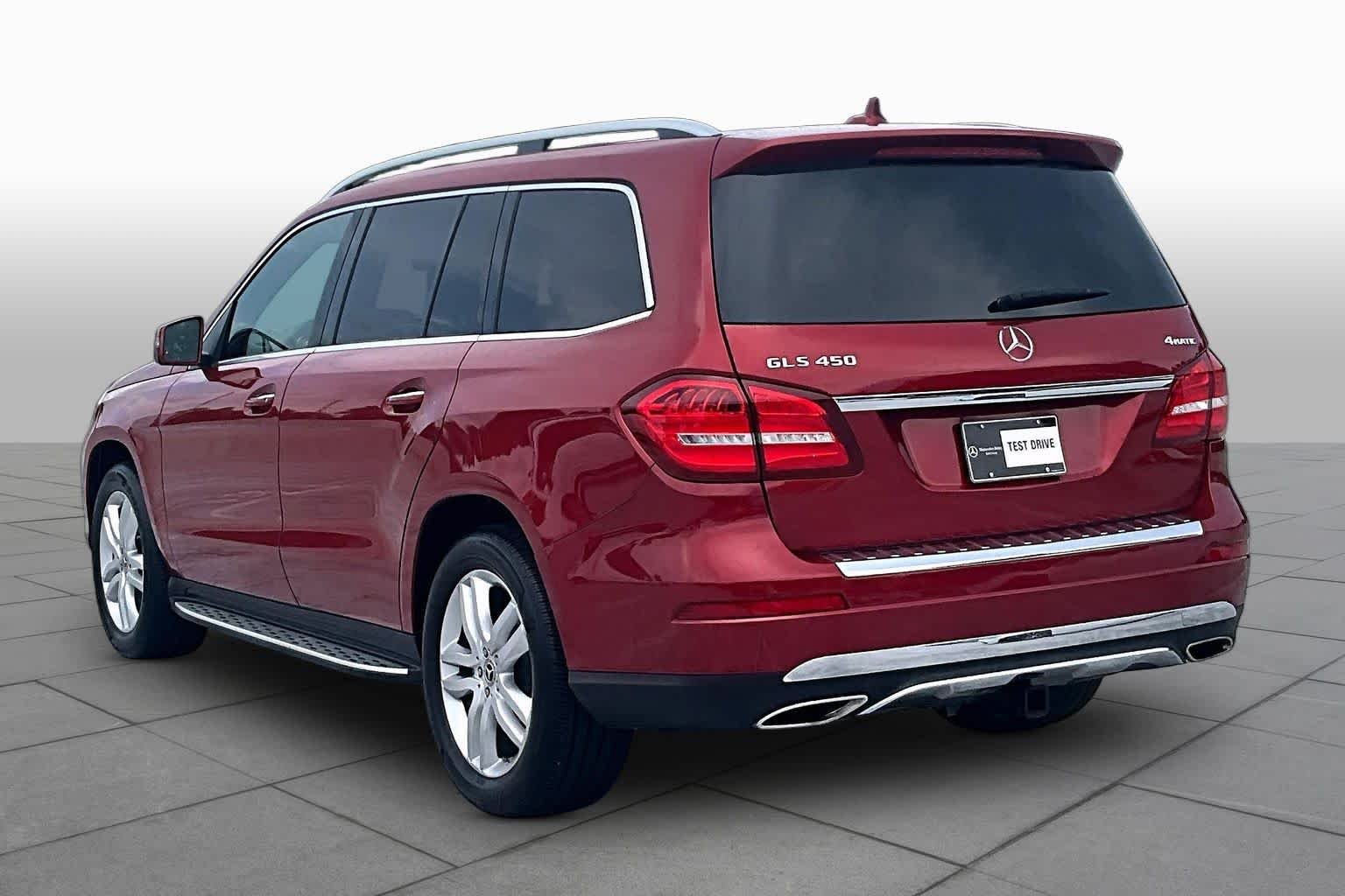 Used 2017 designo Cardinal Red Metallic Mercedes-Benz GLS 450 image 12