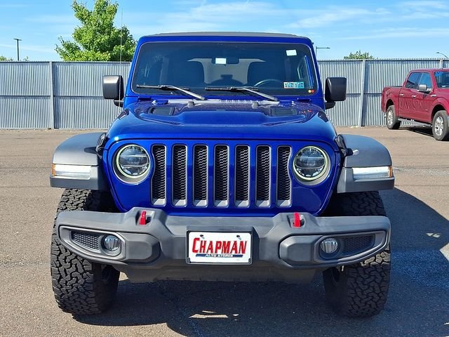 Used 2020 Ocean Blue Metallic Jeep Unlimited Rubicon image 2