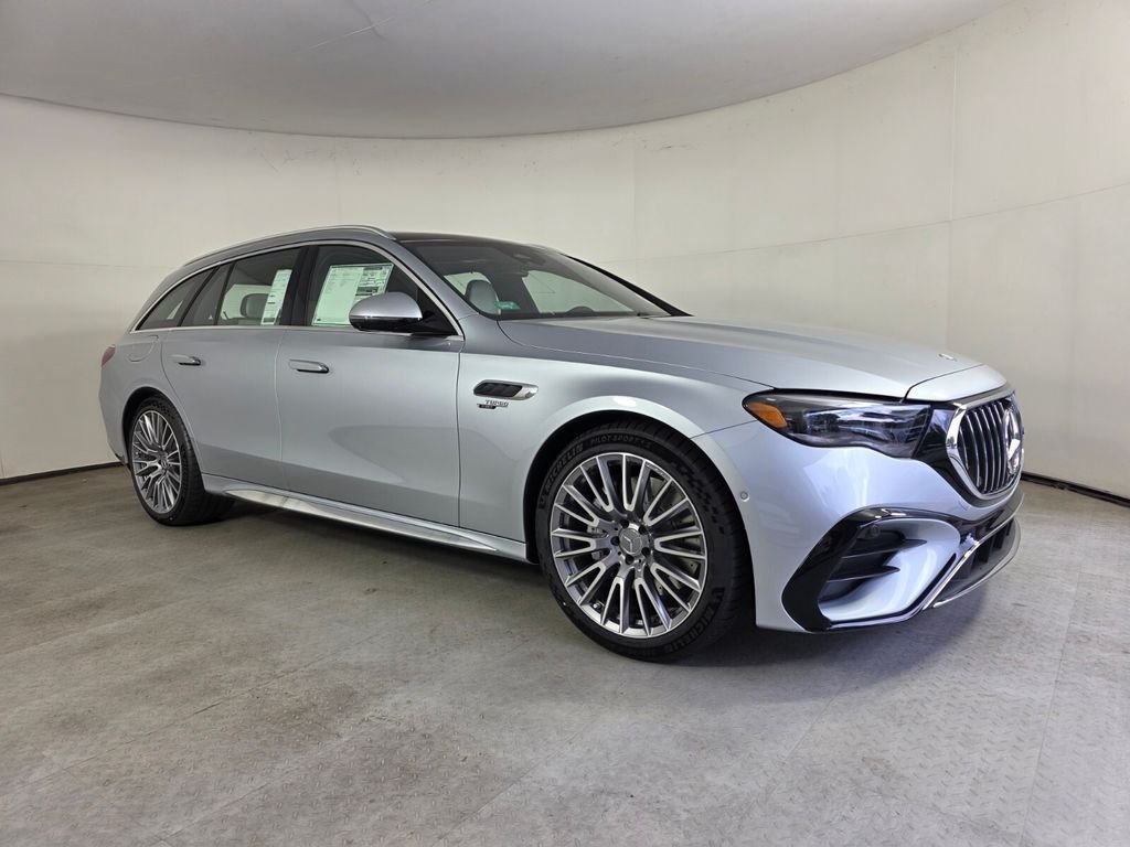 New 2026 Cirrus Silver Metallic Mercedes-Benz AMG® E 53 E 4MATIC+ Wagon image 1
