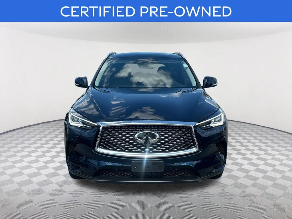 Certified Used 2024 Blue INFINITI LUXE image 2