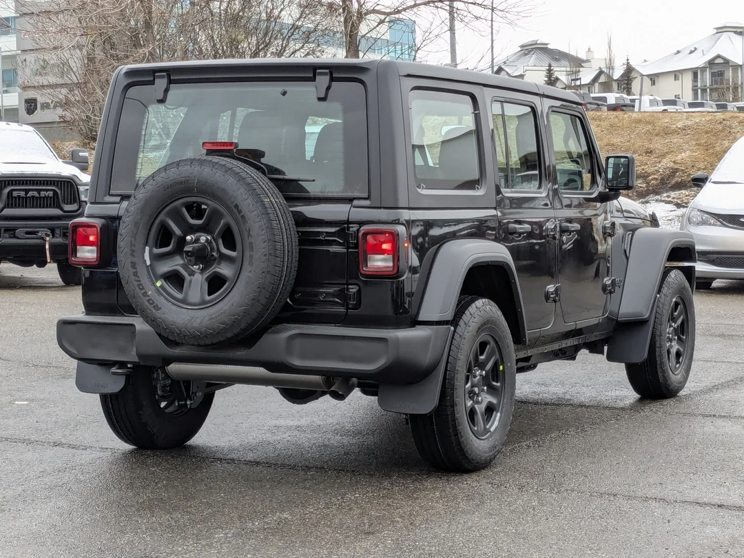 New 2026 Black Jeep Sport - - 4x4 - 2.0L Turbo Engine - 12.3 Uconnect 5 Display - 3-Piece Hard Top & More! image 8