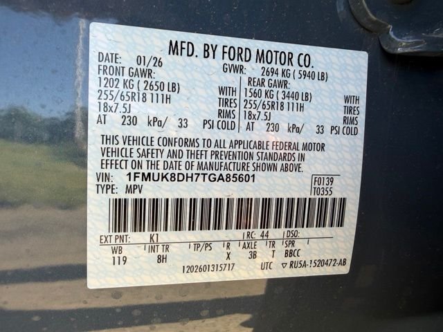 New 2026 Vapor Blue Metallic Ford Active image 46