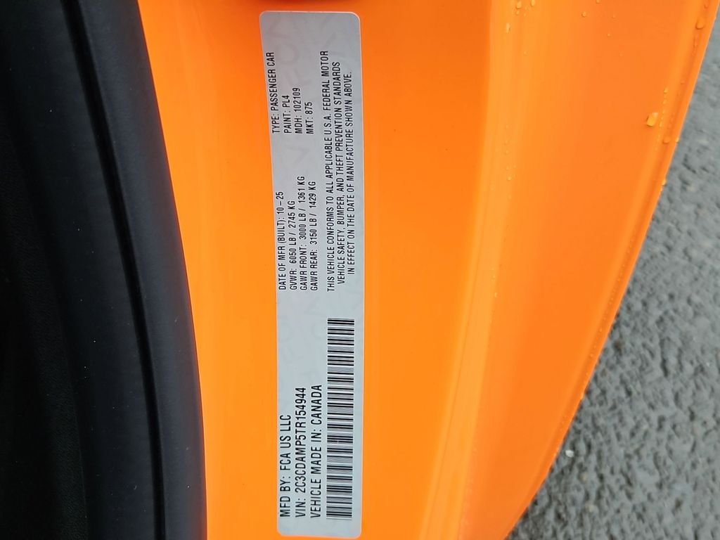 New 2026 Peel Out Exterior Paint Dodge Scat Pack Plus image 28