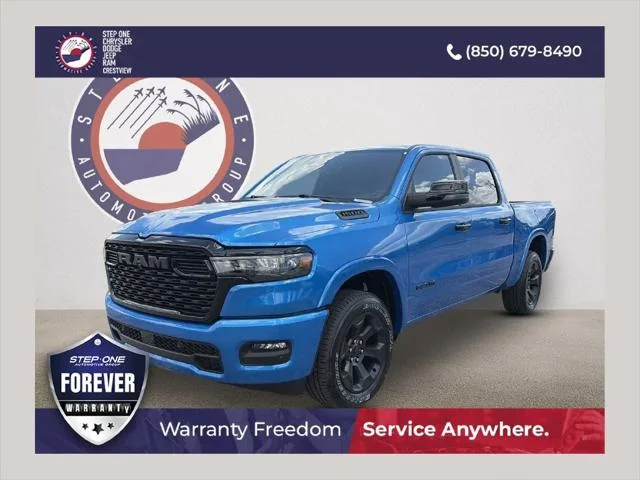 New 2026 Hydro Blue Pearl-Coat Exterior Paint RAM BIG HORN image 1