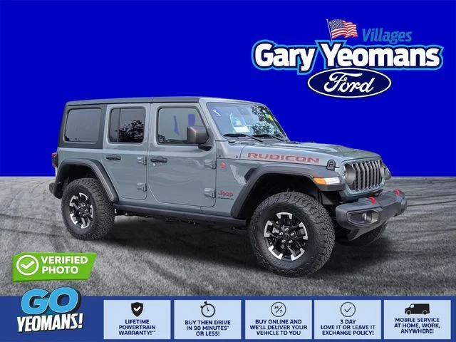 Certified Used 2024 Anvil Clearcoat Jeep Rubicon image 1