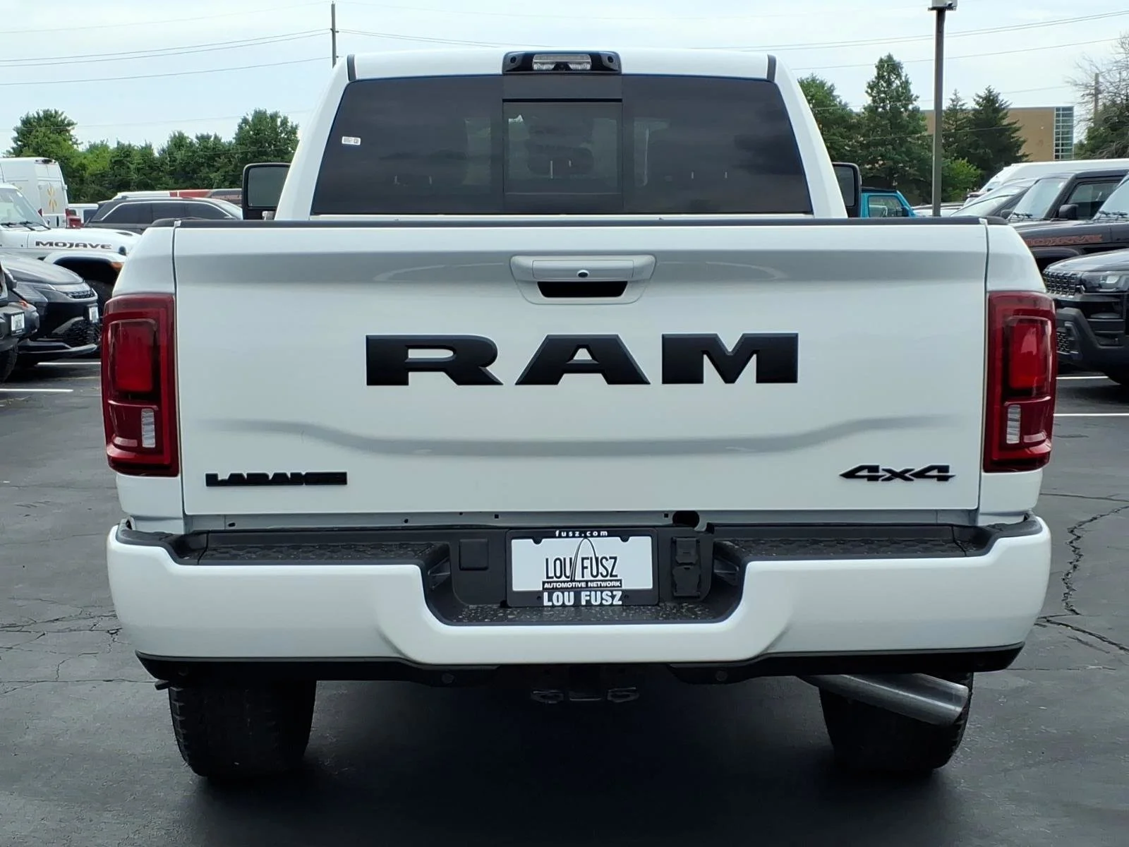 New 2026 Bright White Clear-Coat Exterior Paint RAM Laramie image 19