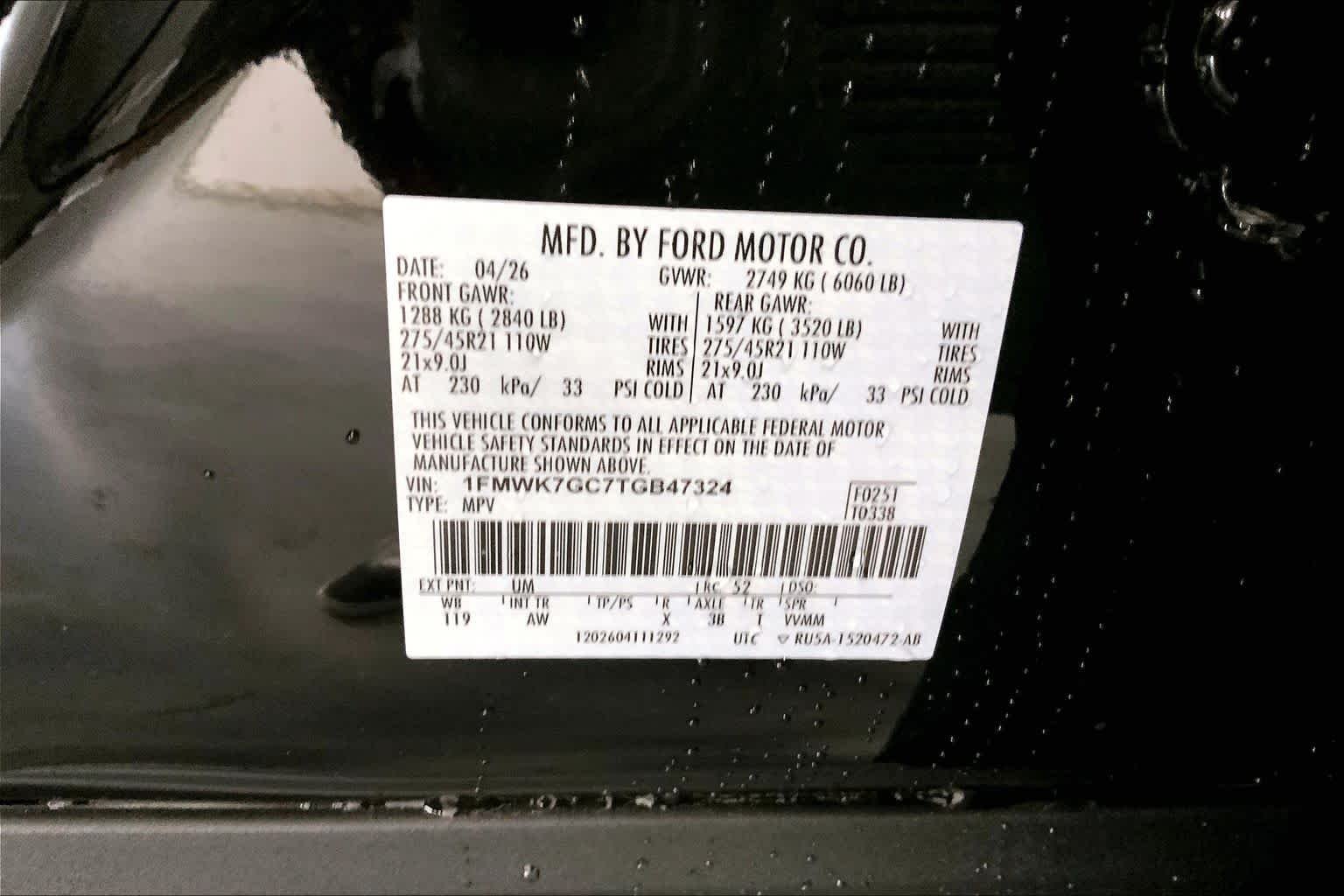 New 2026 Agate Black Metallic Ford ST image 20