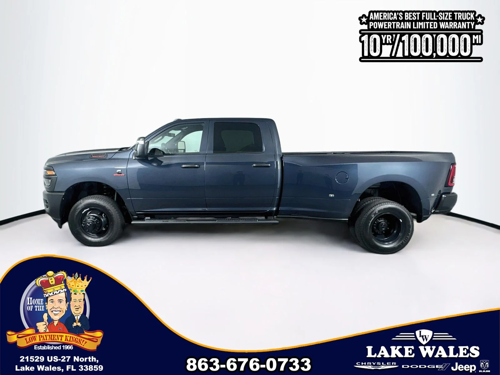 New 2026 Forged Blue Metallic Exterior Paint RAM TRADESMAN image 4