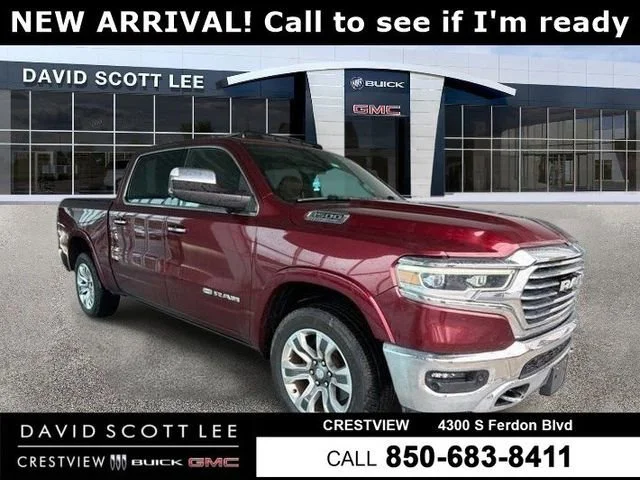 Used 2021 Delmonico Red Pearlcoat Ram Longhorn image 1