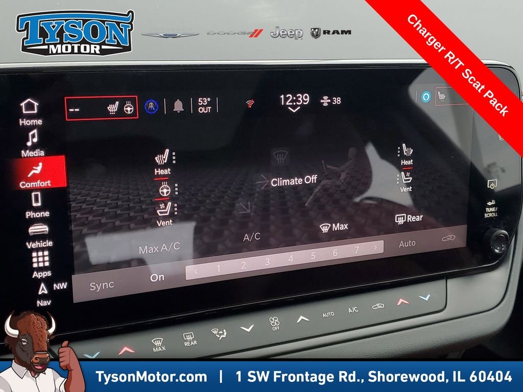 New 2026 Diamond Black Crystal Pearlcoat Dodge Scat Pack Plus image 27