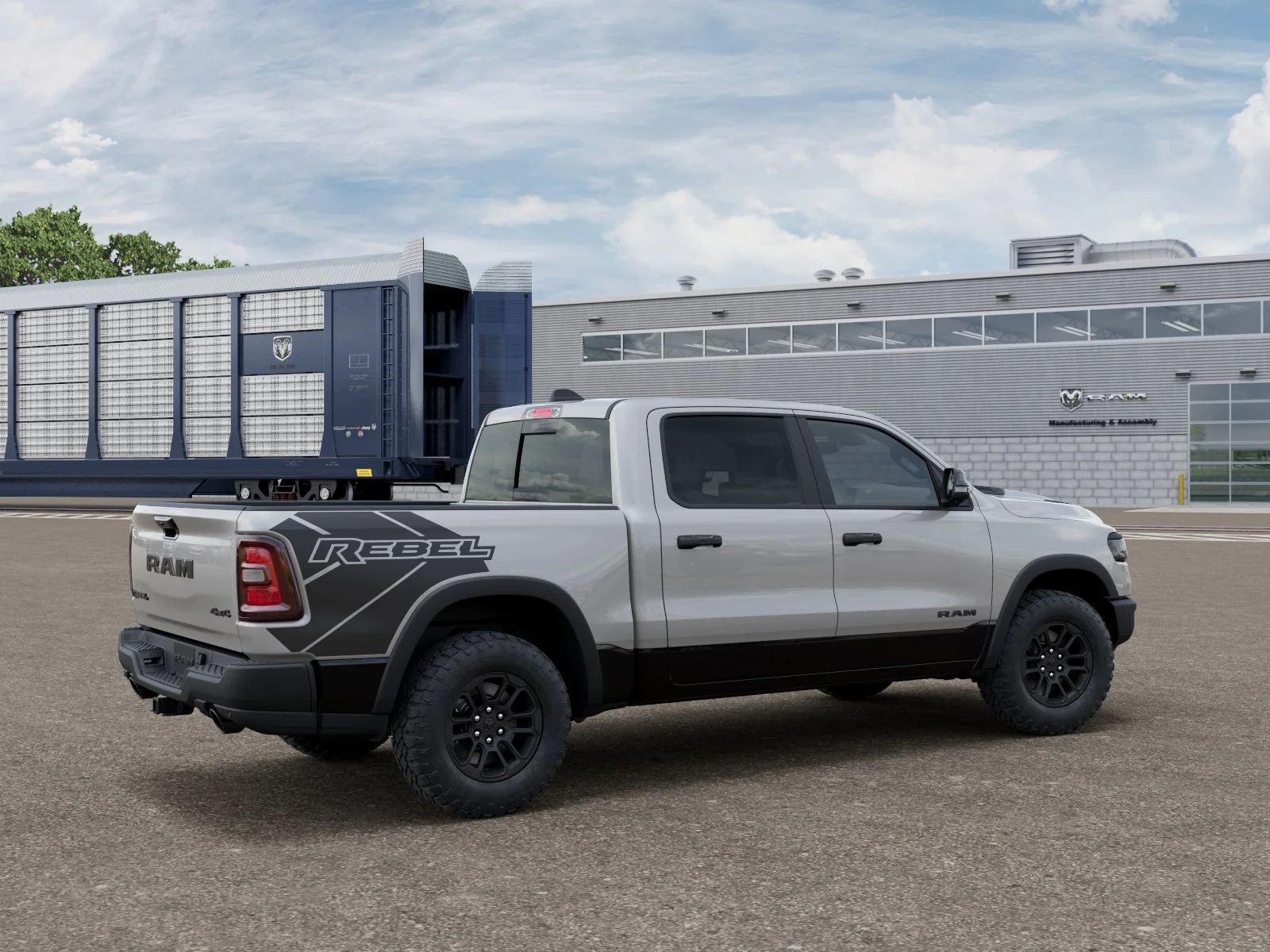 New 2026 Silver Zynith Exterior Paint RAM Rebel image 2