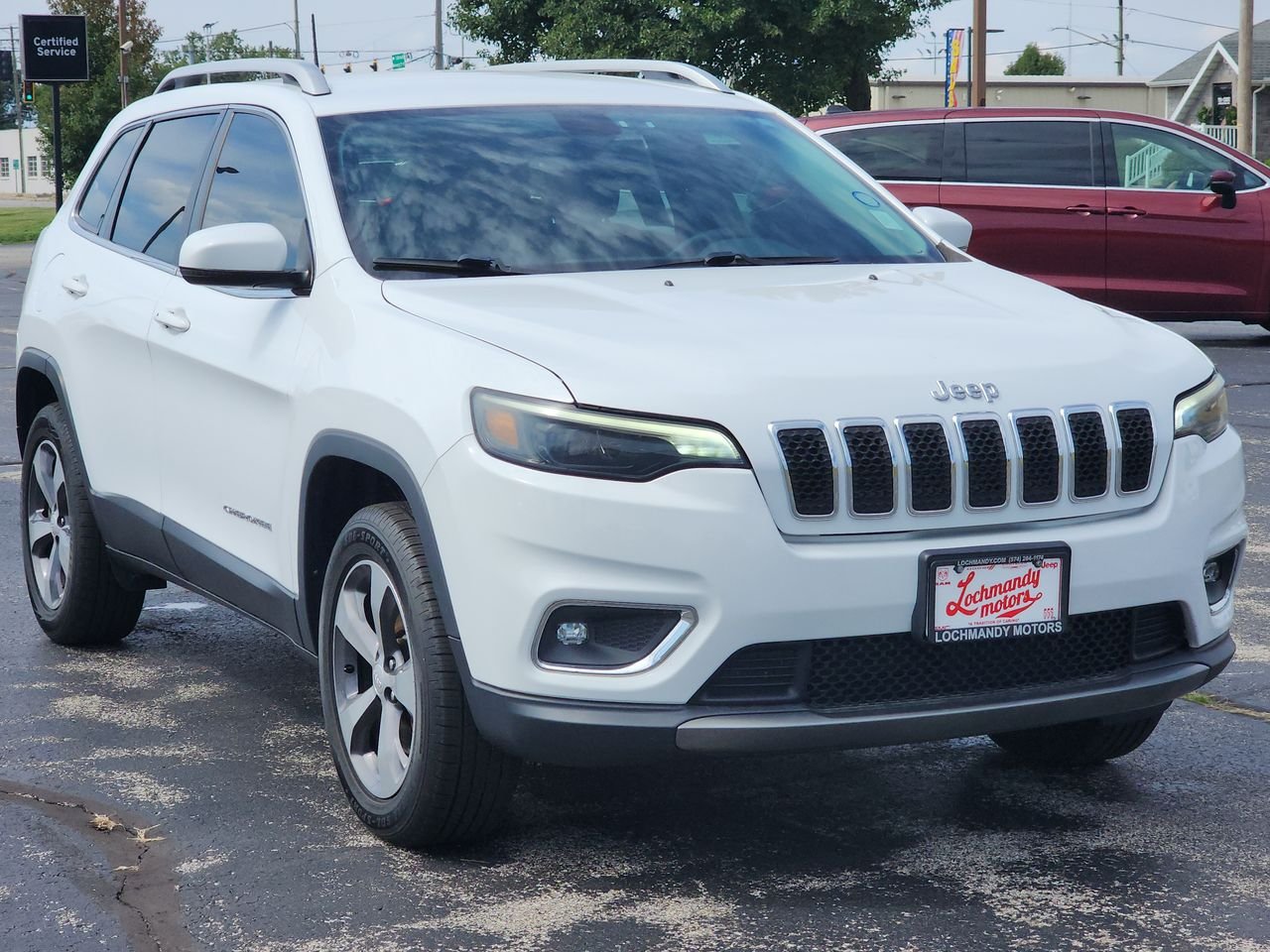 Used 2019 Bright White Clearcoat Jeep Limited image 1