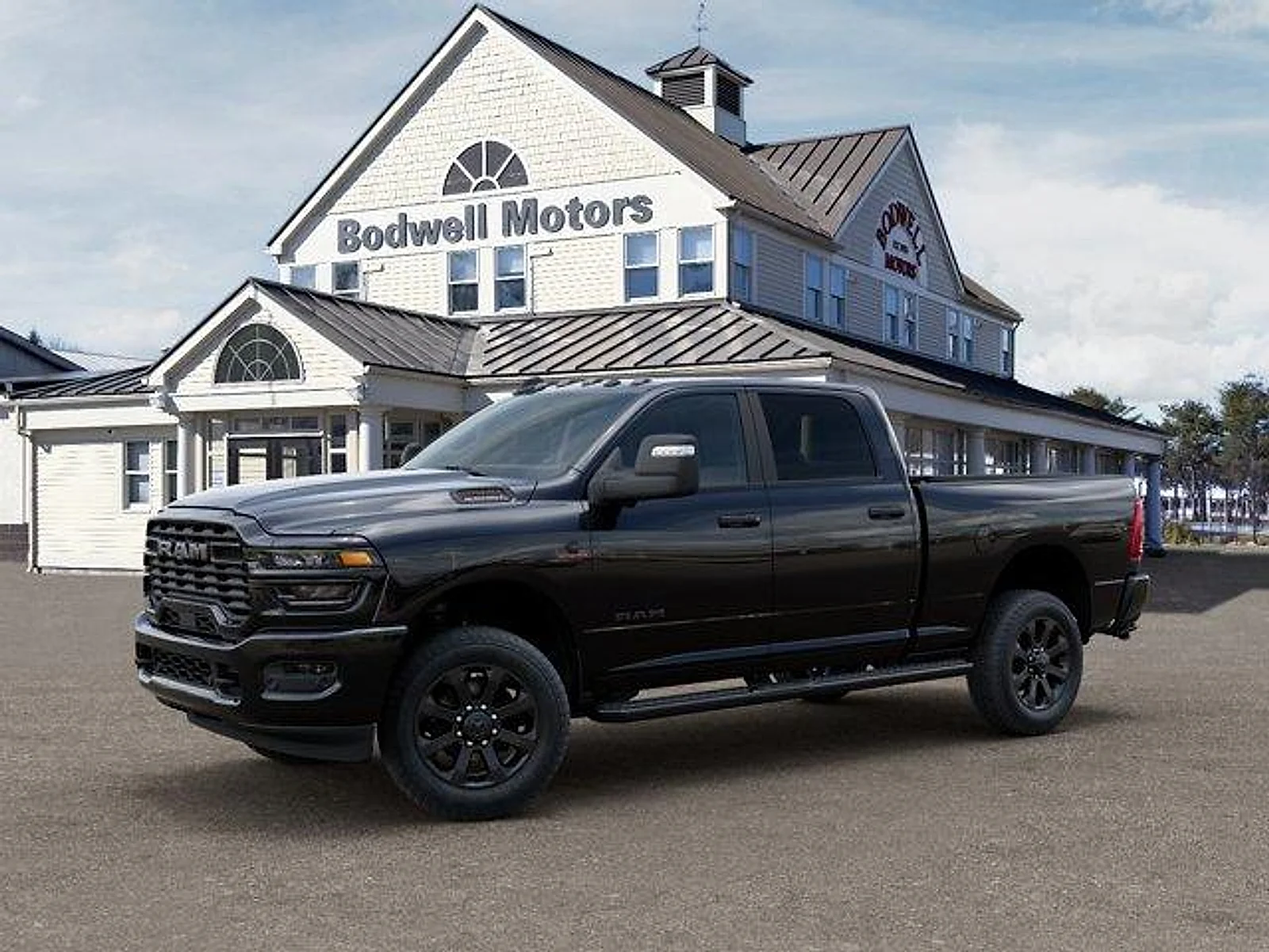 New 2026 Diamond Black Crystal Pearlcoat RAM Big Horn Crew Cab 4x4 6