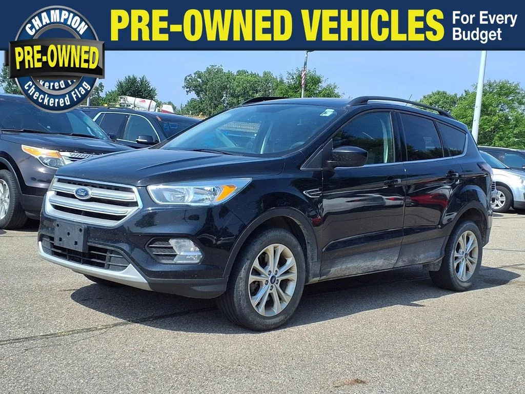 Used 2018 Black Ford SE image 1