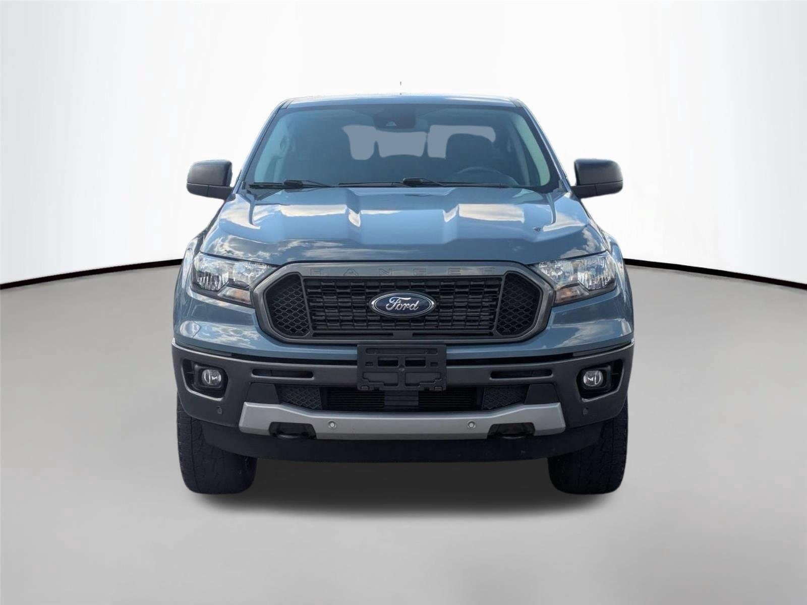 Used 2023 Azure Gray Metallic Tri-Coat Ford XLT image 2