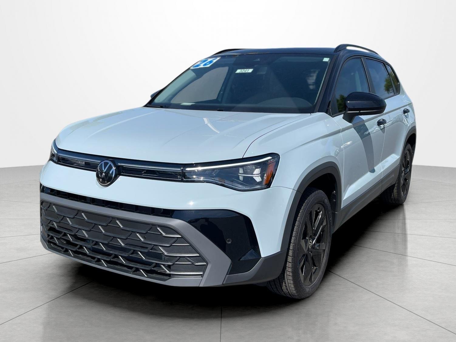 New 2026 Monument Gray w/Deep Black Roof Volkswagen SE Black image 1