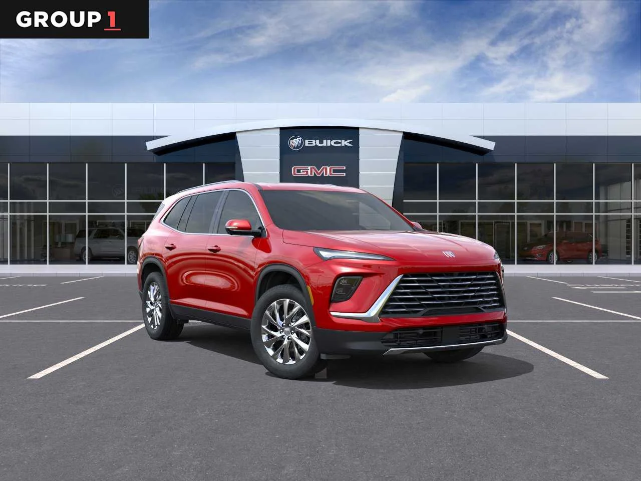 Cherry Red Tintcoat 2026 Buick Enclave Preferred FWD SUV / Crossover Front-Wheel Drive