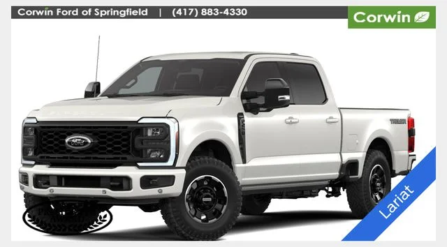 New 2026 Star White Metallic Tri-Coat Ford F-250® Lariat® image 1