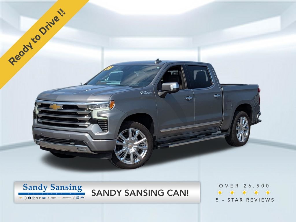 Used 2024 Sterling Gray Metallic Chevrolet High Country image 1