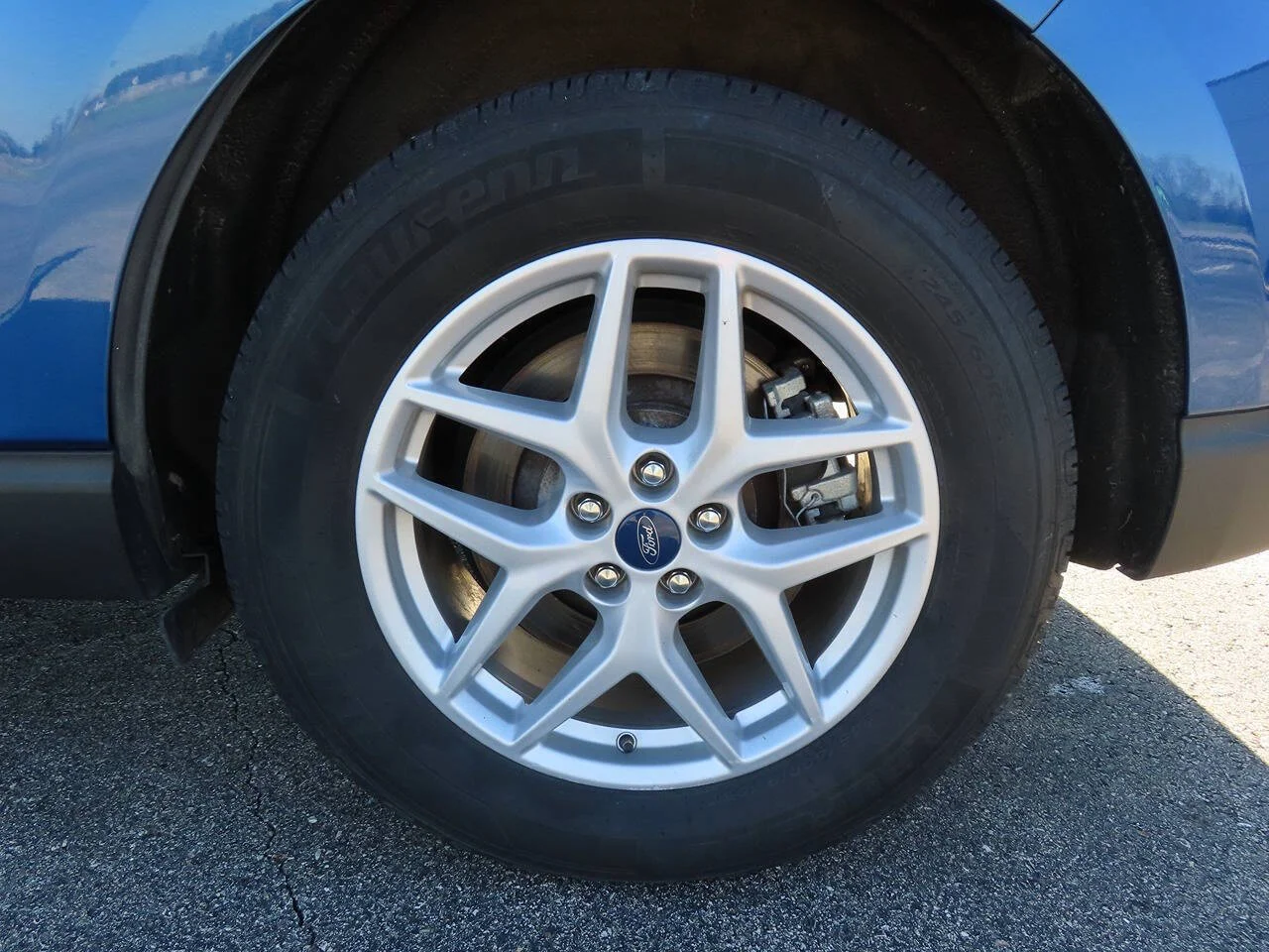 Used 2022 Atlas Blue Ford SEL AWD 4dr Crossover image 22
