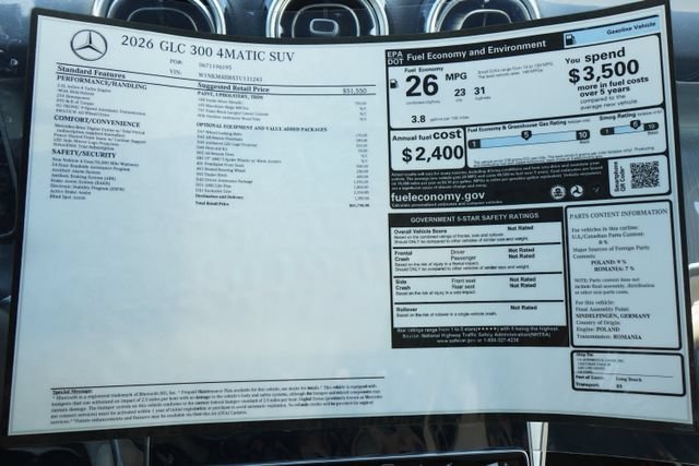 New 2026 Verde Silver Metallic Mercedes-Benz GLC 300 image 68