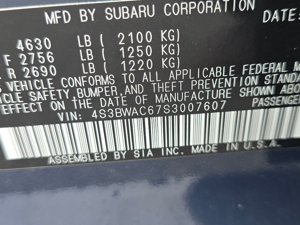 Used 2025 Cosmic Blue Pearl Subaru Premium image 36