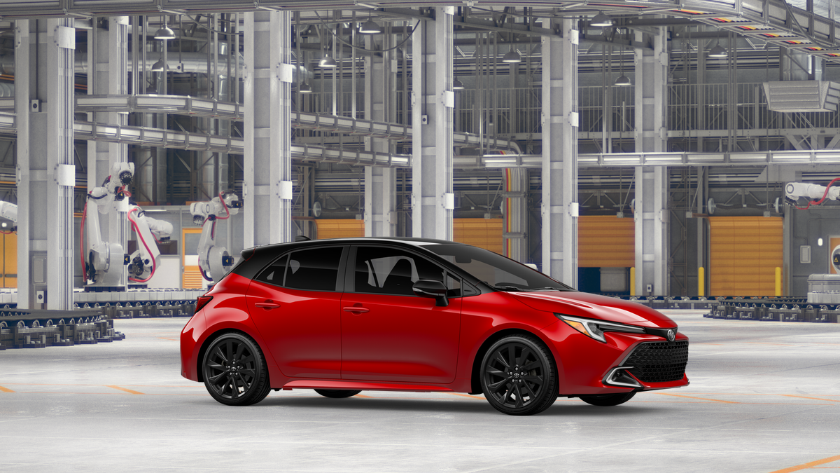 New 2027 Finish Line Red with Black roof Toyota XSE image 13