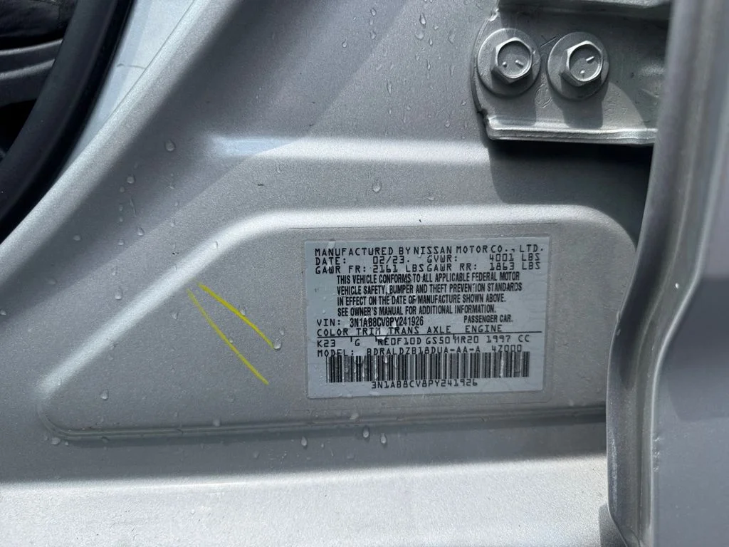 Used 2023 Brilliant Silver Metallic Nissan SV image 26