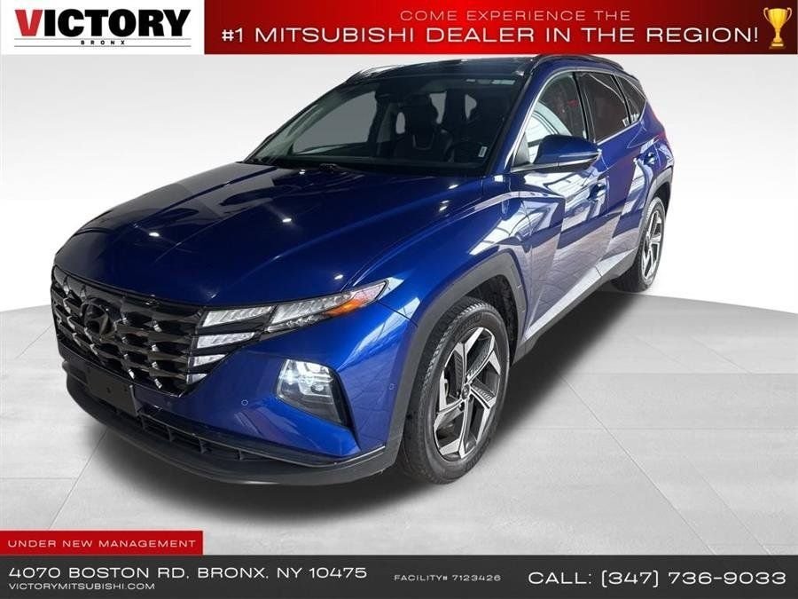 Used 2023 Blue Hyundai Limited image 1