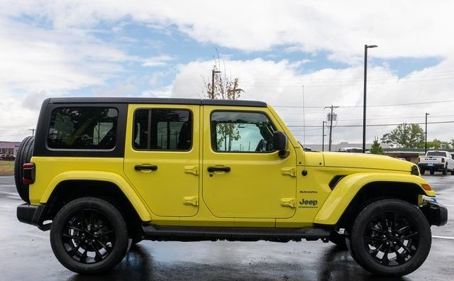Used 2023 Yellow Jeep Sahara 4xe image 5