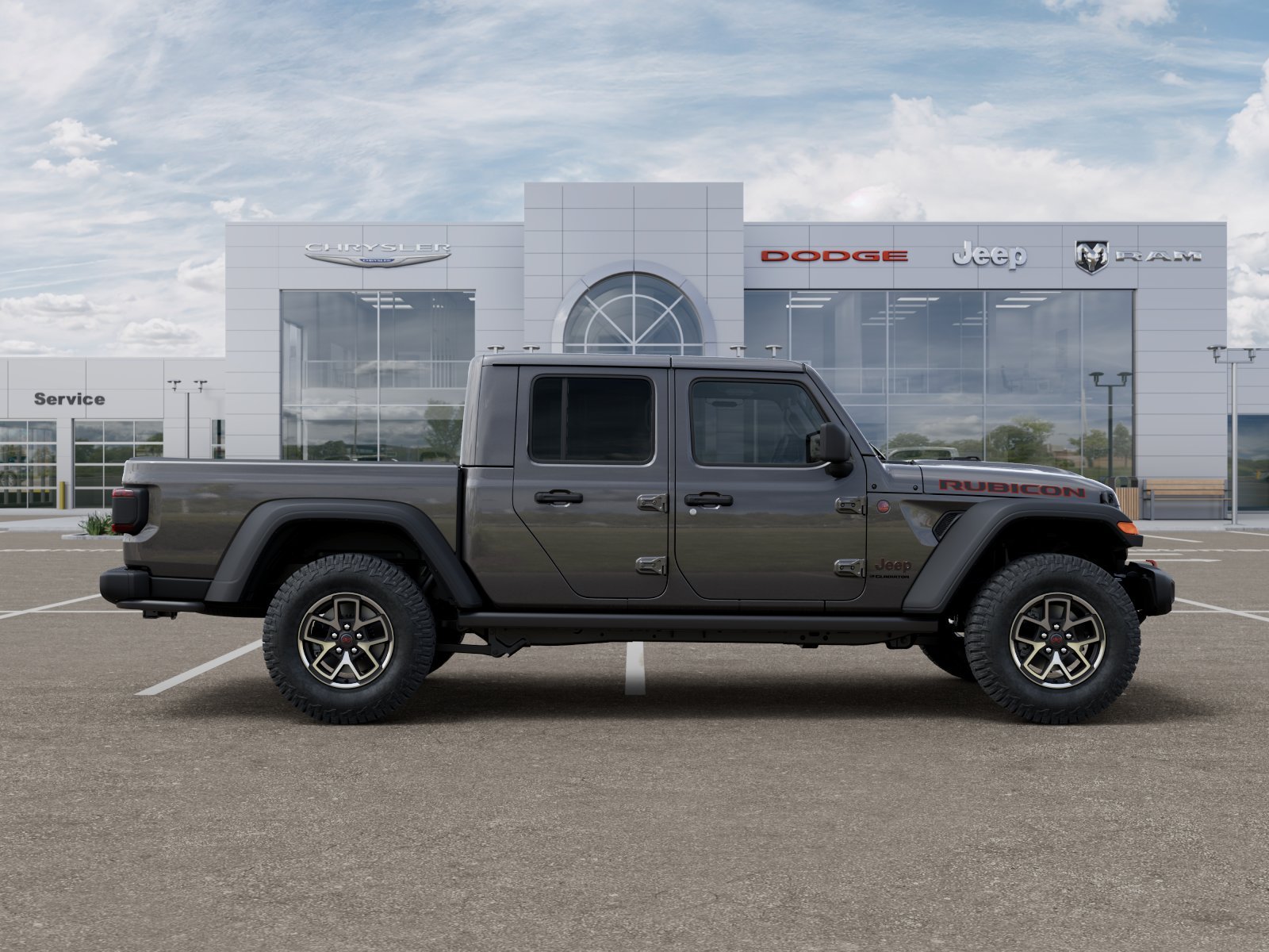 New 2026 Granite Crystal Metallic Clear-Coat Exterior Paint Jeep Rubicon image 57