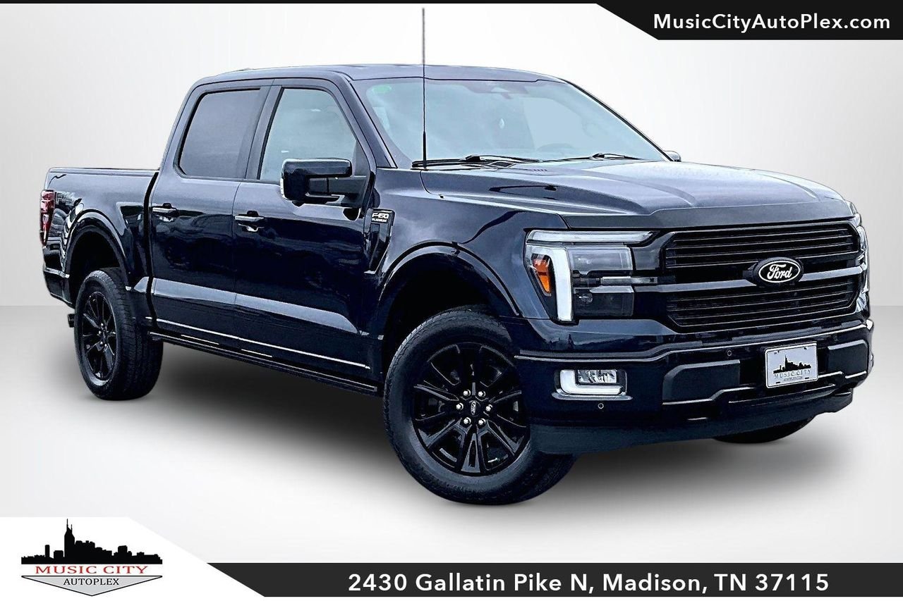 Used 2024 Antimatter Blue Metallic Ford Platinum image 1