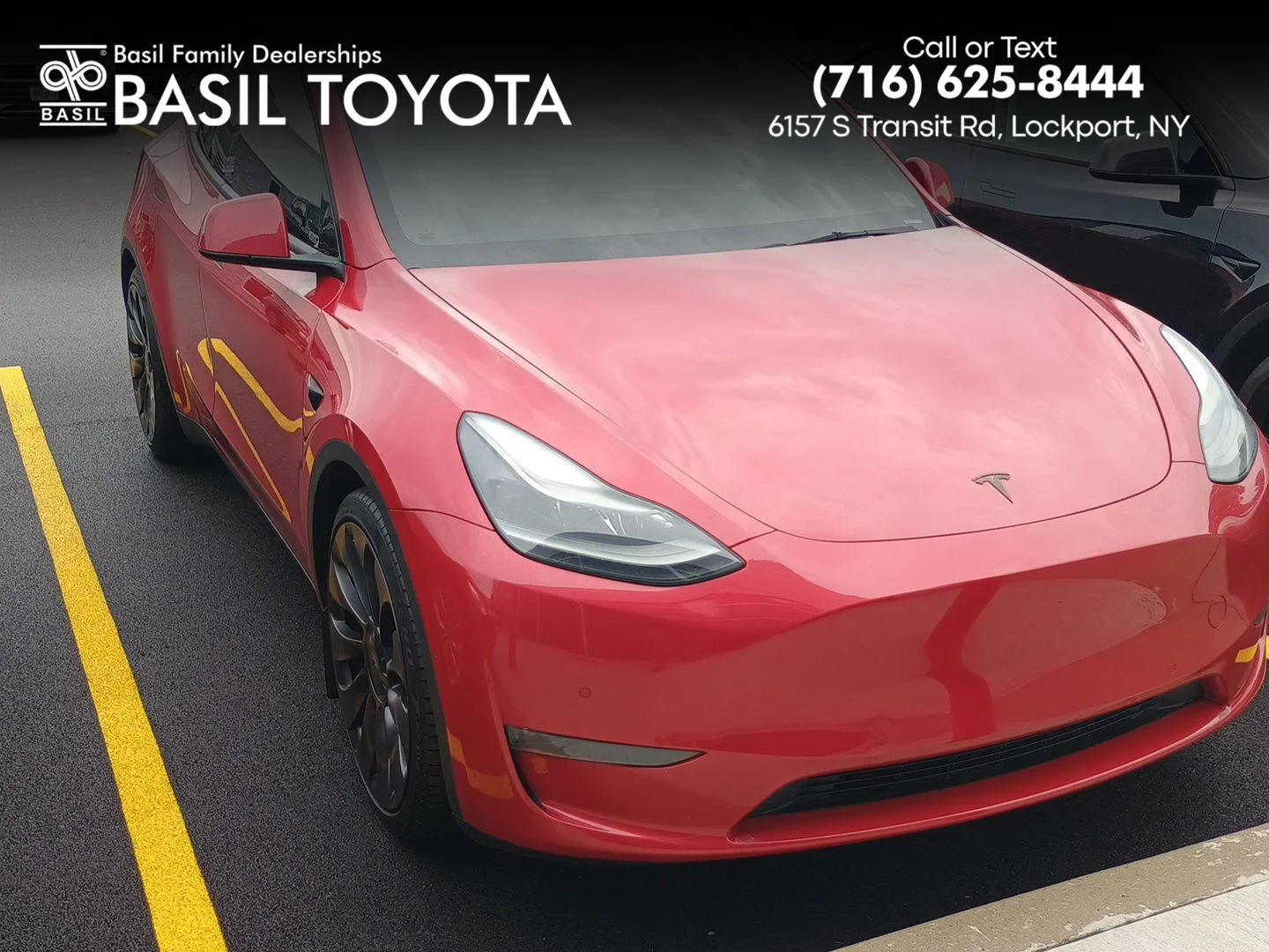 Used 2021 Red Multi-Coat Tesla Performance image 1