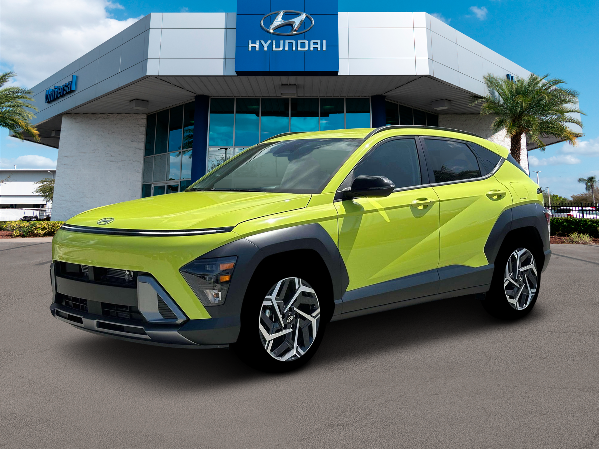 New 2026 Yellow Hyundai SEL Premium FWD image 2